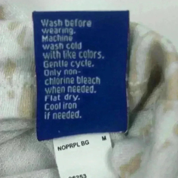 APT. 9 Women's Babydoll Tank Top Beige/Ivory Print Size M Sleeveless Casual - Picture 2 of 9